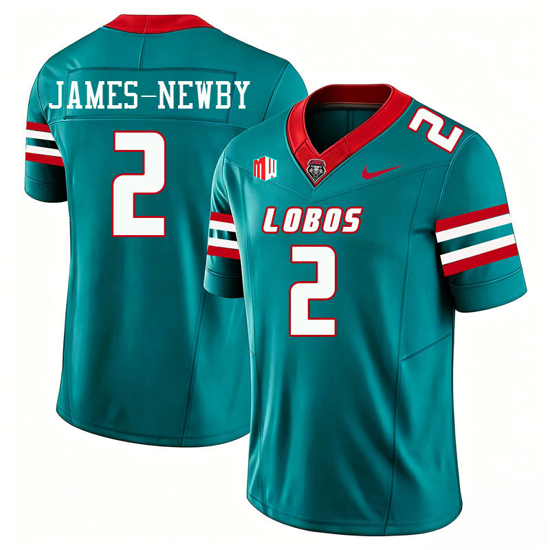New Mexico Lobos #2 Jack Layne College Football Jerseys,Uniforms-Turquoise